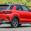 2022 Daihatsu Rocky updated in Indonesia – dark trim