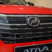 Perodua Ativa – banding spesifikasi antara tiga varian