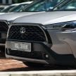 2021 Toyota Corolla Cross launched in Malaysia – two variants, 1.8L with 139 PS and 172 Nm, CVT; fr RM124k