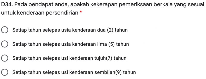 Vehicle end of life policy survey – should cars and bikes over 15/20 years old be scrapped in Malaysia? 1267983