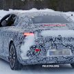 SPIED: Mercedes-Benz EQE with less camouflage