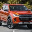 2021 Isuzu D-Max launched in Malaysia – CBU; seven variants; 1.9L, 3.0L turbodiesel mills; RM89k-RM142k