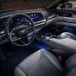 Cadillac Lyriq shown in production form; 340 hp/440 Nm single-motor RWD, 480 km range – from RM246k