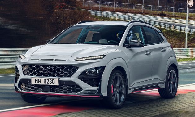Hyundai Kona N debuts; 280 PS, 392 Nm, 5.5s hot SUV