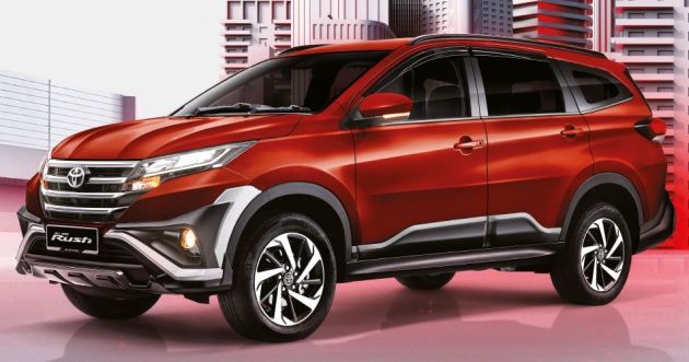 Toyota Rush kini dengan warna Merah Metalik, ganti Hijau Gelap Metalik, harga kekal sama RM88k-RM92k