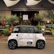 Citroen My Ami Cargo – two-seater LCV for last-mile delivery service; 6 kW motor, up to 75 km of range