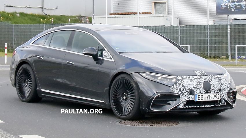 SPYSHOTS: Mercedes-AMG EQS drops some camo 1297831