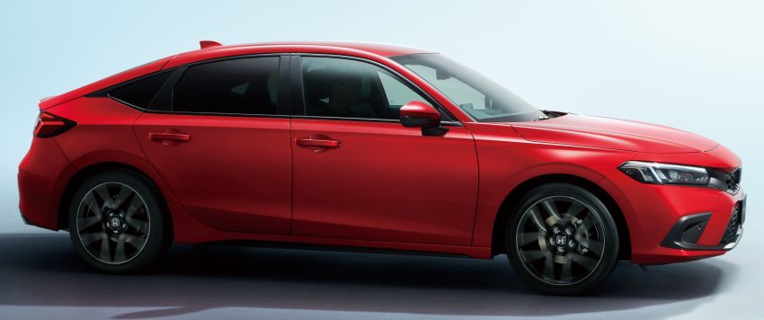 2022 Honda Civic Hatchback revealed with six-speed manual option; e:HEV hybrid and Type R coming 2022 1311191