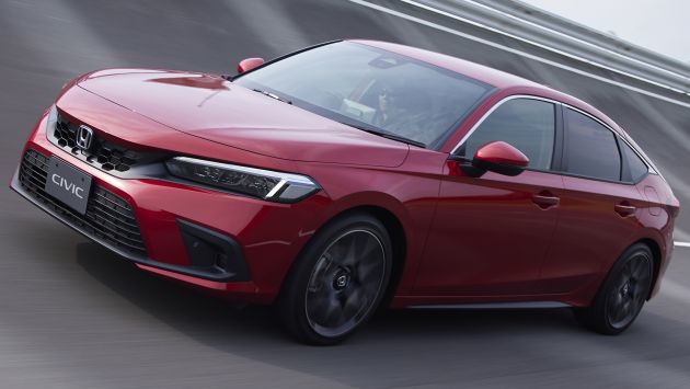 2022 Honda Civic Hatchback revealed with six-speed manual option; e:HEV hybrid and Type R coming 2022