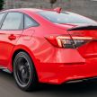 Honda Civic 2022 mula dijual di AS – bermula RM94k, 2.0L NA & 1.5L Turbo, standard dengan Honda Sensing