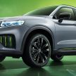 Geely Xingyue S revealed in grey with lime accents