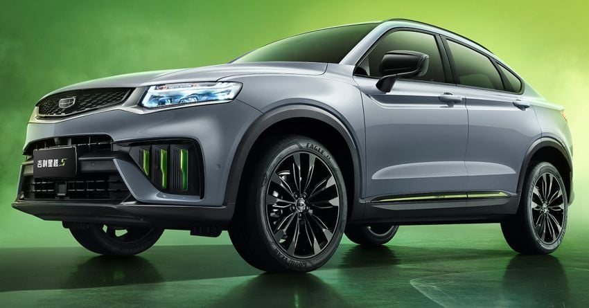 Geely Xingyue S revealed in grey with lime accents 1312082