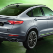 Geely Xingyue S revealed in grey with lime accents