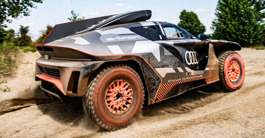 Audi RS Q e-tron – twin motor electric off-roader, TFSI engine to recharge battery; to race in 2022 Dakar Rally 1322854