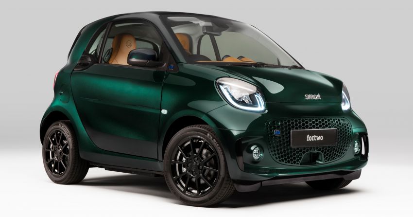 2021 smart EQ fortwo Racing Green Edition unveiled 1321803
