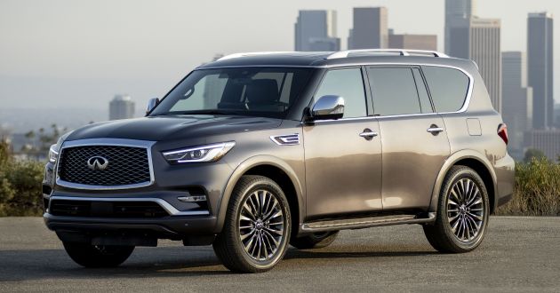 2022 Infiniti QX80 gains new 12.3-inch InTouch display, wireless device charger, Apple CarPlay, Android Auto