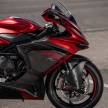 2022 MV Agusta F3 RR facelifted, 147 hp, 88 Nm torque
