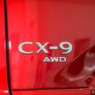 GALLERY: 2021 Mazda CX-9 Skyactiv-G 2.5L Turbo AWD – now with wireless Apple CarPlay; RM336,215