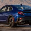 2022 Subaru WRX debuts – 2.4L turbo boxer with 271 hp and 350 Nm; 6MT and CVT; adaptive dampers