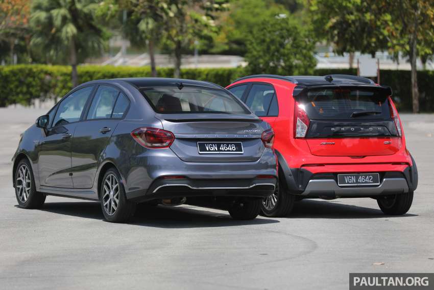 2022 Proton Iriz vs Persona facelifts – new Malaysian hatchback and sedan get compared side by side 1363932
