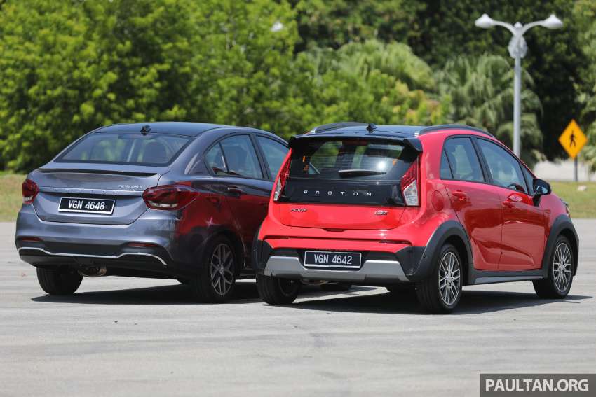 2022 Proton Iriz vs Persona facelifts – new Malaysian hatchback and sedan get compared side by side 1363934