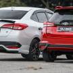 2021 Toyota Vios GR Sport vs Yaris 1.5G in Malaysia – sporty sedan and top-spec hatchback side by side
