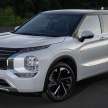 2022 Mitsubishi Outlander PHEV debuts – now with 20 kWh battery, 87 km EV range, more powerful e-motors