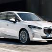 U06 BMW 2 Series Active Tourer debuts – all-new styling; petrol, diesel engines first; PHEVs next year