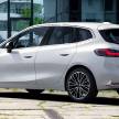 U06 BMW 2 Series Active Tourer debuts – all-new styling; petrol, diesel engines first; PHEVs next year