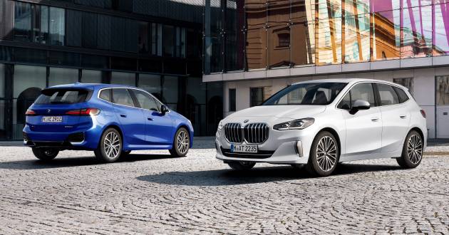 U06 BMW 2 Series Active Tourer debuts – all-new styling; petrol, diesel engines first; PHEVs next year
