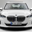 U06 BMW 2 Series Active Tourer debuts – all-new styling; petrol, diesel engines first; PHEVs next year