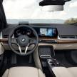 U06 BMW 2 Series Active Tourer debuts – all-new styling; petrol, diesel engines first; PHEVs next year