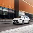 U06 BMW 2 Series Active Tourer debuts – all-new styling; petrol, diesel engines first; PHEVs next year