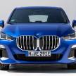 U06 BMW 2 Series Active Tourer debuts – all-new styling; petrol, diesel engines first; PHEVs next year