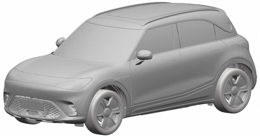 smart electric SUV shown in patent images – Geely-developed small crossover based on Concept #1 1356354