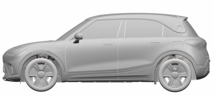 smart electric SUV shown in patent images – Geely-developed small crossover based on Concept #1 1356358