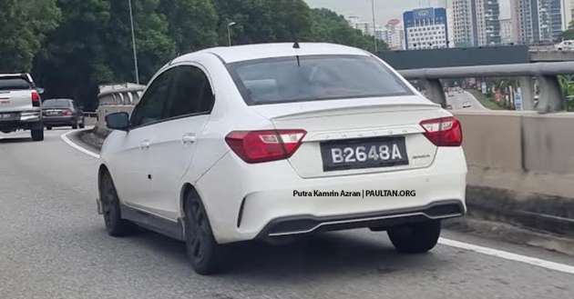 2022 Proton Saga spotted – new body kit, round badge
