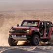 Ford Bronco Raptor – 418 hp, 596 Nm official output figures from 3.0L biturbo EcoBoost V6 petrol engine