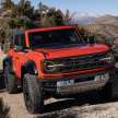 Ford Bronco Raptor – 418 hp, 596 Nm official output figures from 3.0L biturbo EcoBoost V6 petrol engine