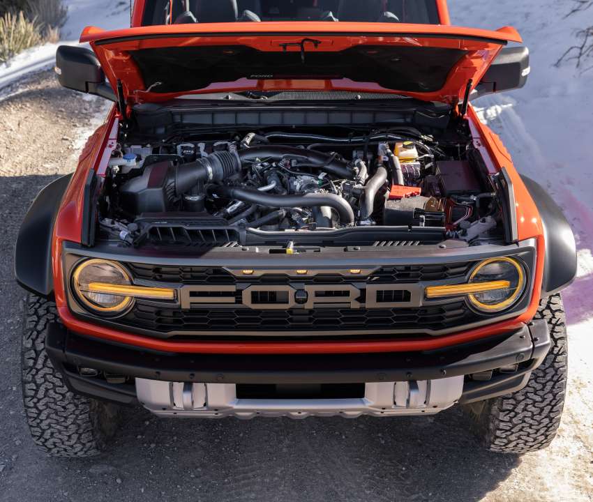 2022 Ford Bronco Raptor debuts with a 3.0 litre twin-turbo EcoBoost V6 and off-road-focused upgrades 1408859