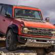 Ford Bronco Raptor – 418 hp, 596 Nm official output figures from 3.0L biturbo EcoBoost V6 petrol engine