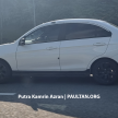 2022 Proton Saga sighted again, with keyless entry