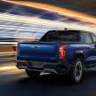 Chevrolet Silverado EV – 640 km range with 350 kW DC charging, 664 hp/1,057 Nm; with Multi-Flex Midgate