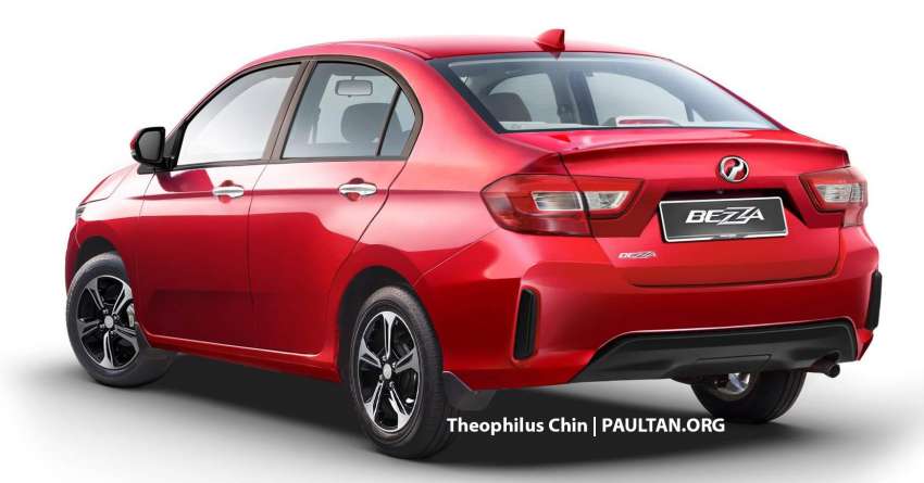 Next-generation Perodua Bezza – more balanced sedan rendered based on the Honda Amaze facelift 1410451