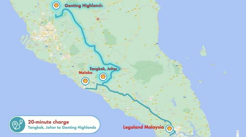 Shell Recharge EV DCFC mula beroperasi di M’sia  – stesen pertama di Lebuhraya Utara-Selatan di Tangkak 1405470