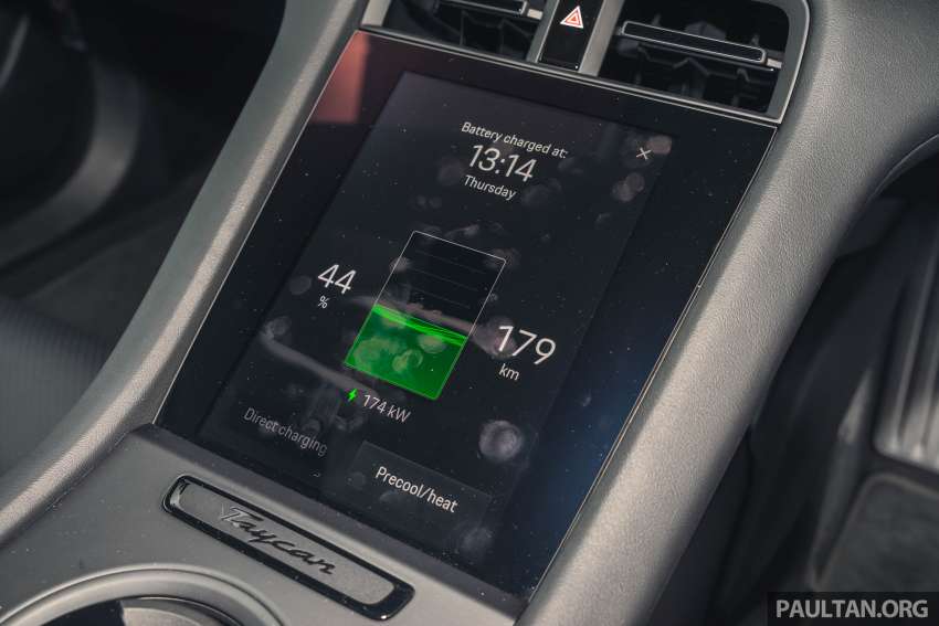 Shell Recharge EV fast charging tested in Malaysia – 180 kW of DC power in a Porsche Taycan in Tangkak! 1408651