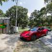 Shell Recharge EV fast charging tested in Malaysia – 180 kW of DC power in a Porsche Taycan in Tangkak!