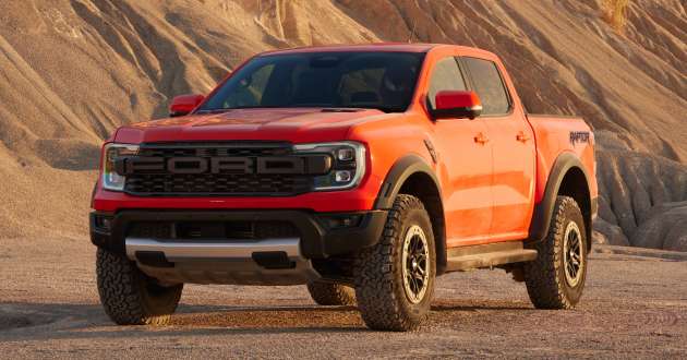 2023 Ford Ranger Raptor on sale in Thailand; 3.0L EcoBoost V6 petrol with 397 PS/583 Nm  – RM234k