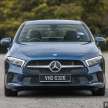 Mercedes-Benz A-Class Sedan CKD updated for 2022 in Malaysia: A200 up RM9.5k, A250 AMG Line by RM4k