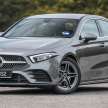 Mercedes-Benz A-Class Sedan CKD updated for 2022 in Malaysia: A200 up RM9.5k, A250 AMG Line by RM4k